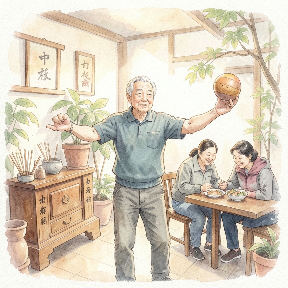 調整手臂動作