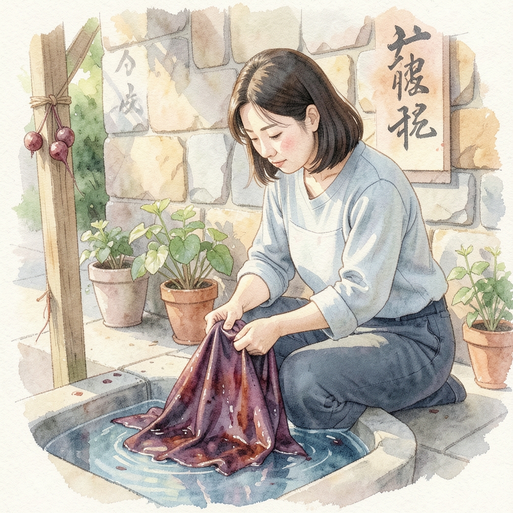 準備布料