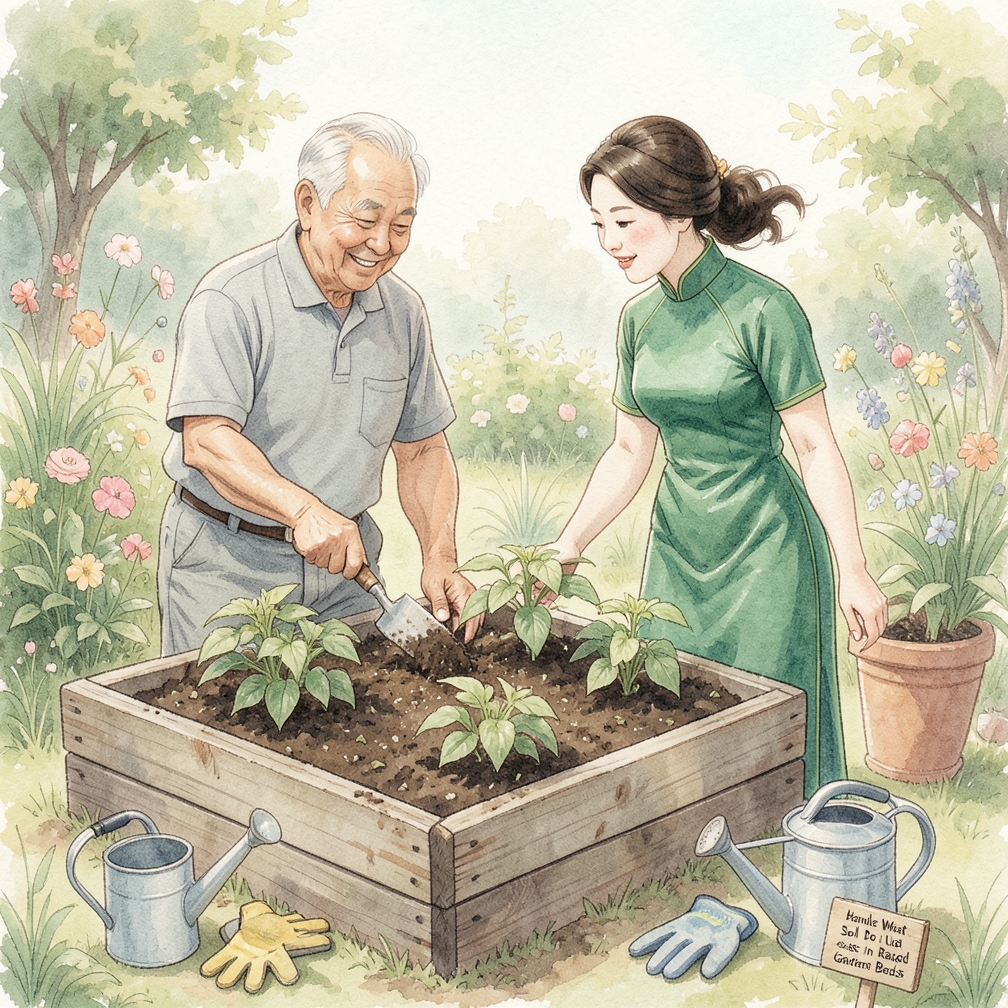 如何选择适合抬高的菜园床的土壤？
