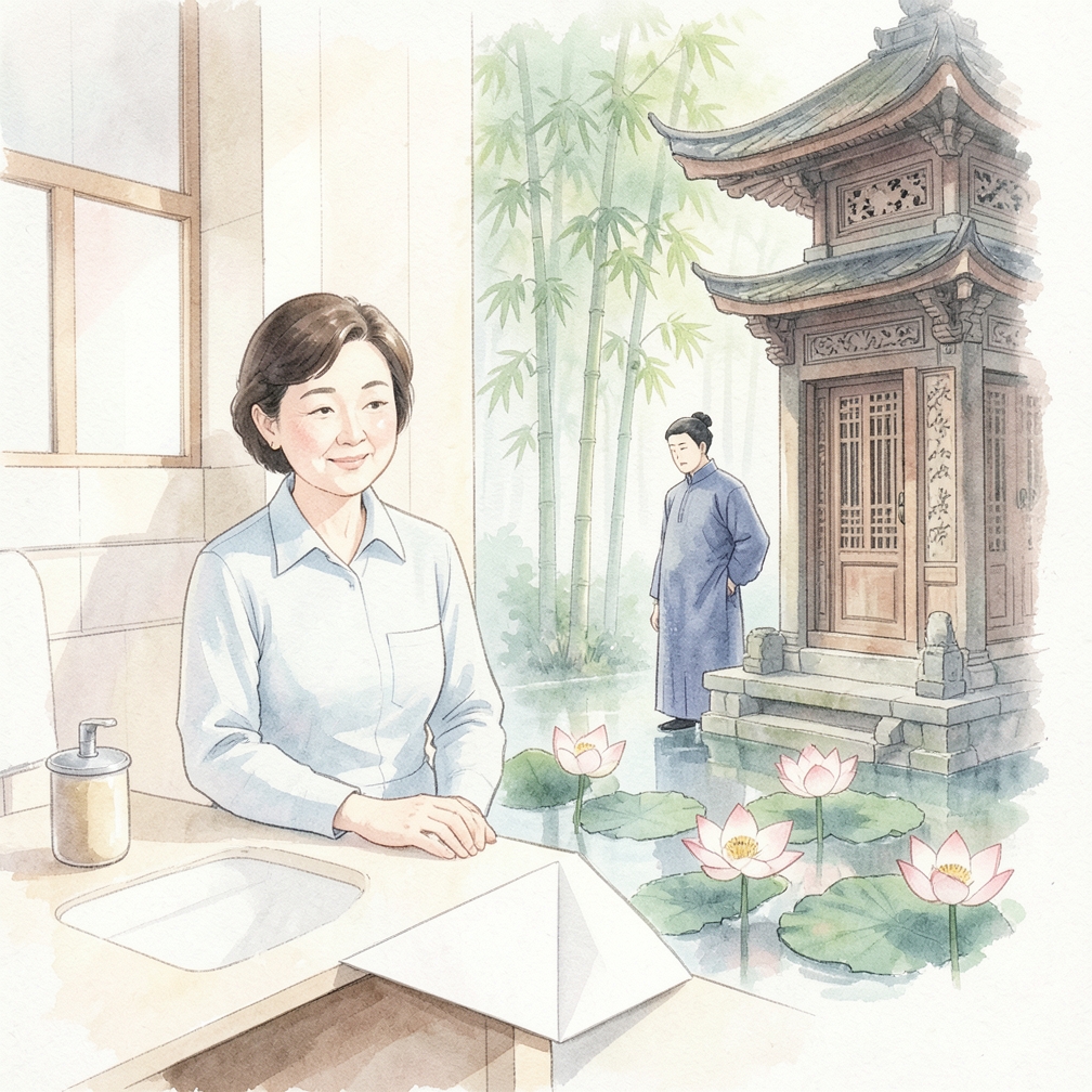 準備正方形紙張