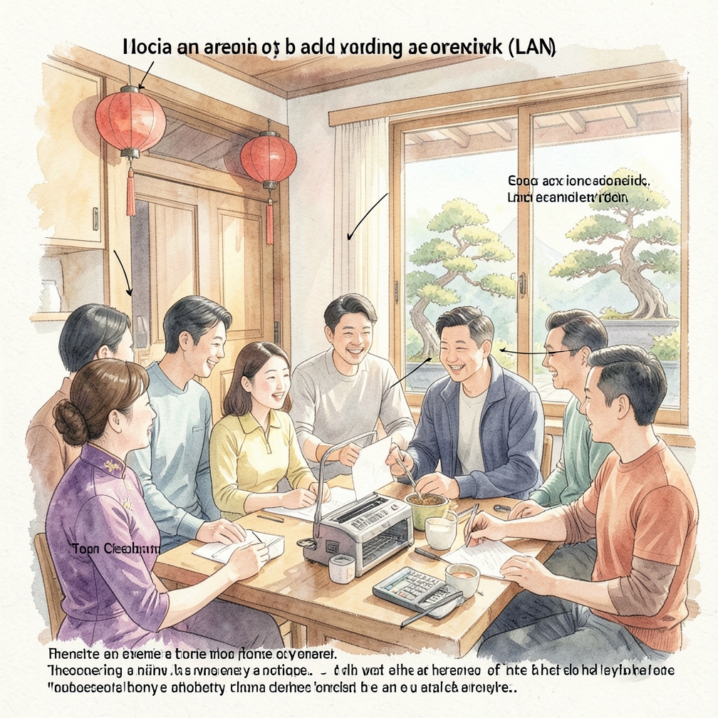 如何逐步建立局域网（LAN）