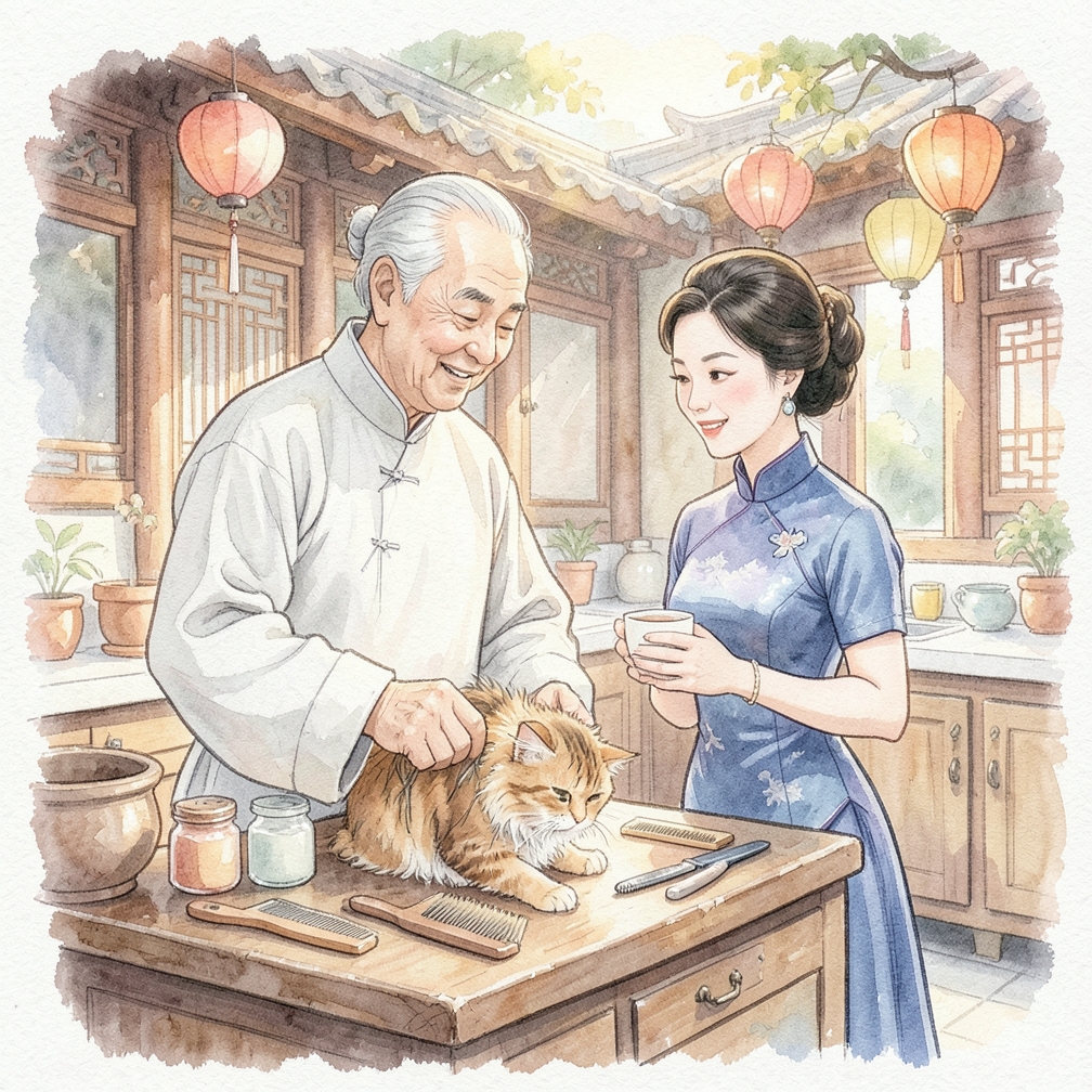 如何处理猫咪毛发中的打结问题