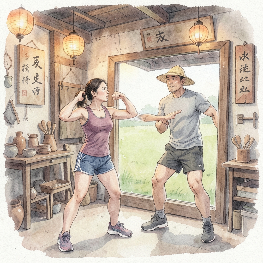 进行“快速手臂”练习以提高上半身姿势和速度