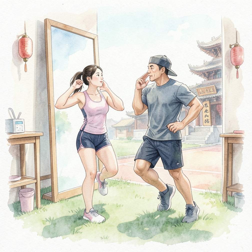 通过“快速脚步”练习协调手臂和腿部动作