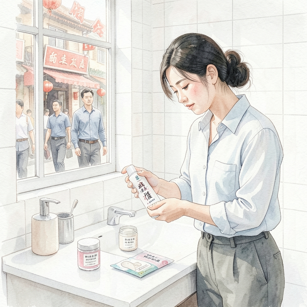 使用足部除臭產品