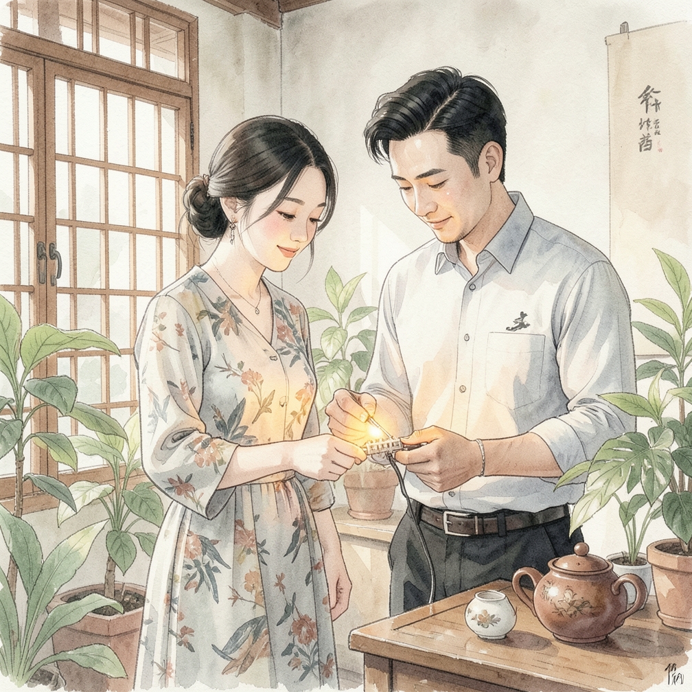 等待测试灯亮起以判断保险丝是否正常工作。