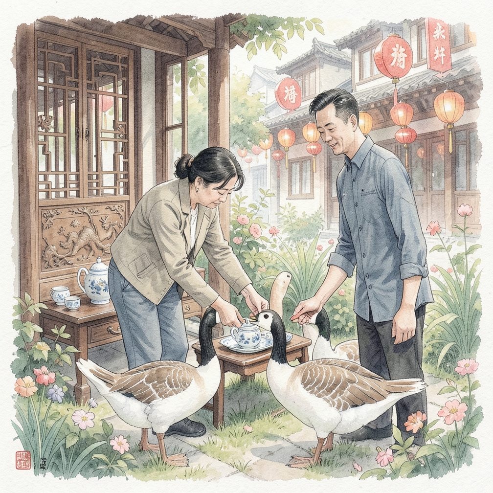 安全喂养鹅的步骤
