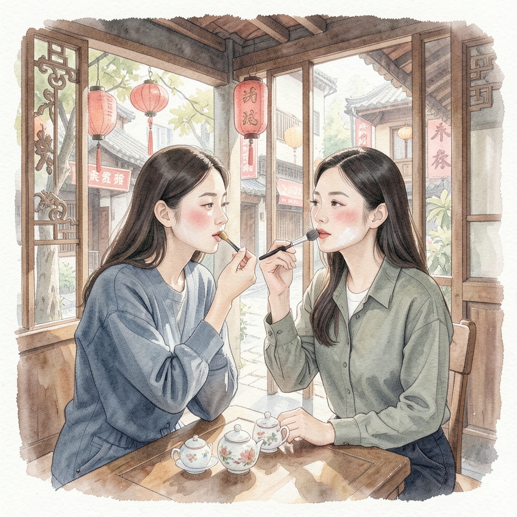 基础妆容的步骤