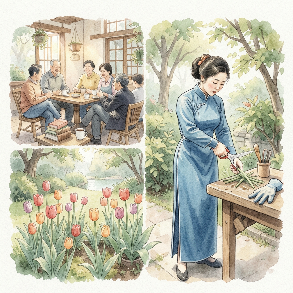 如何逐步修剪郁金香