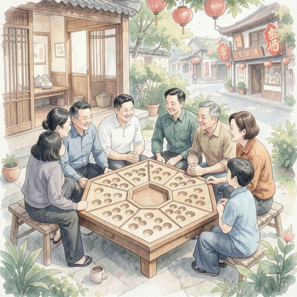 根據玩家數量分割棋盤