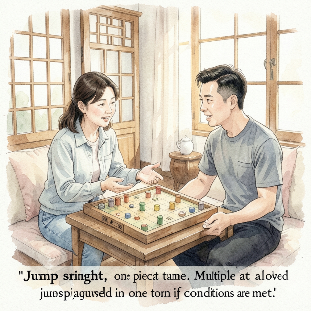 跳過相鄰的棋子