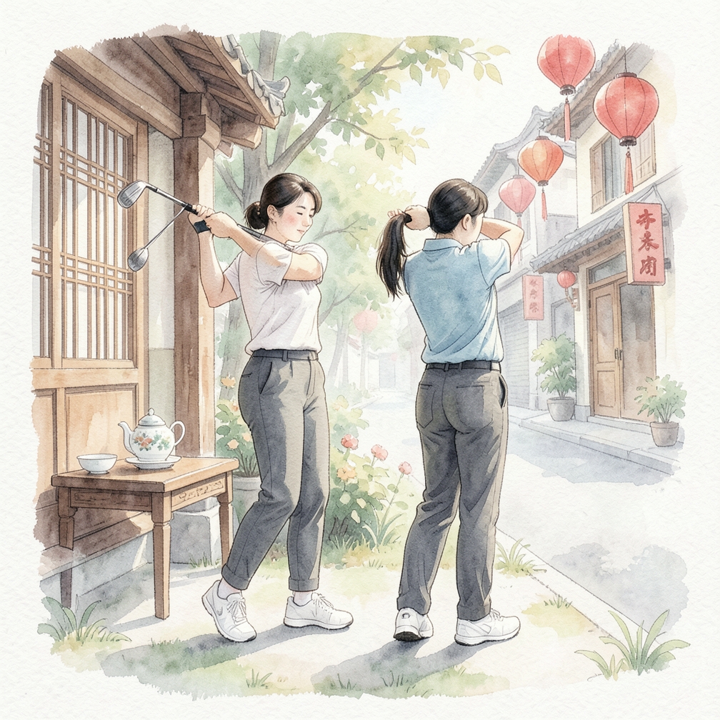 支撐右膝