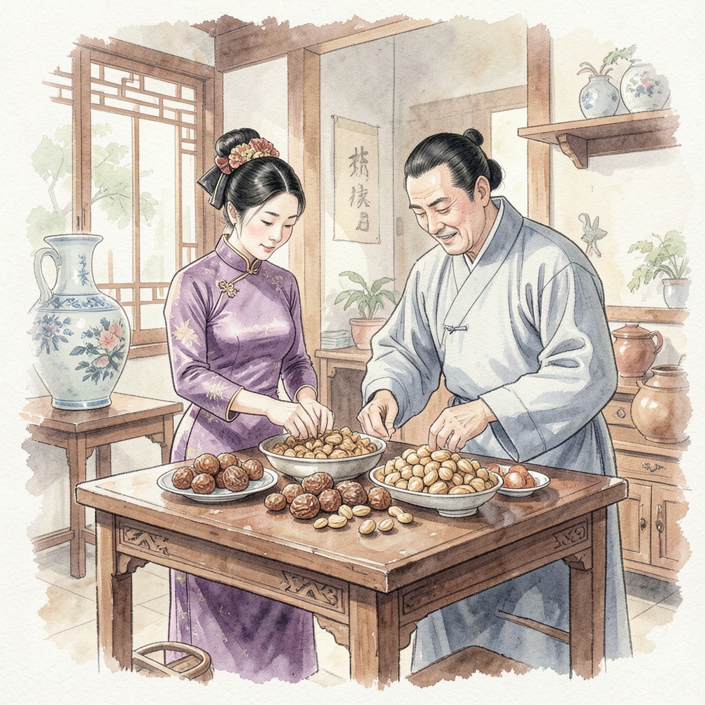 處理與享用乾果的步驟
