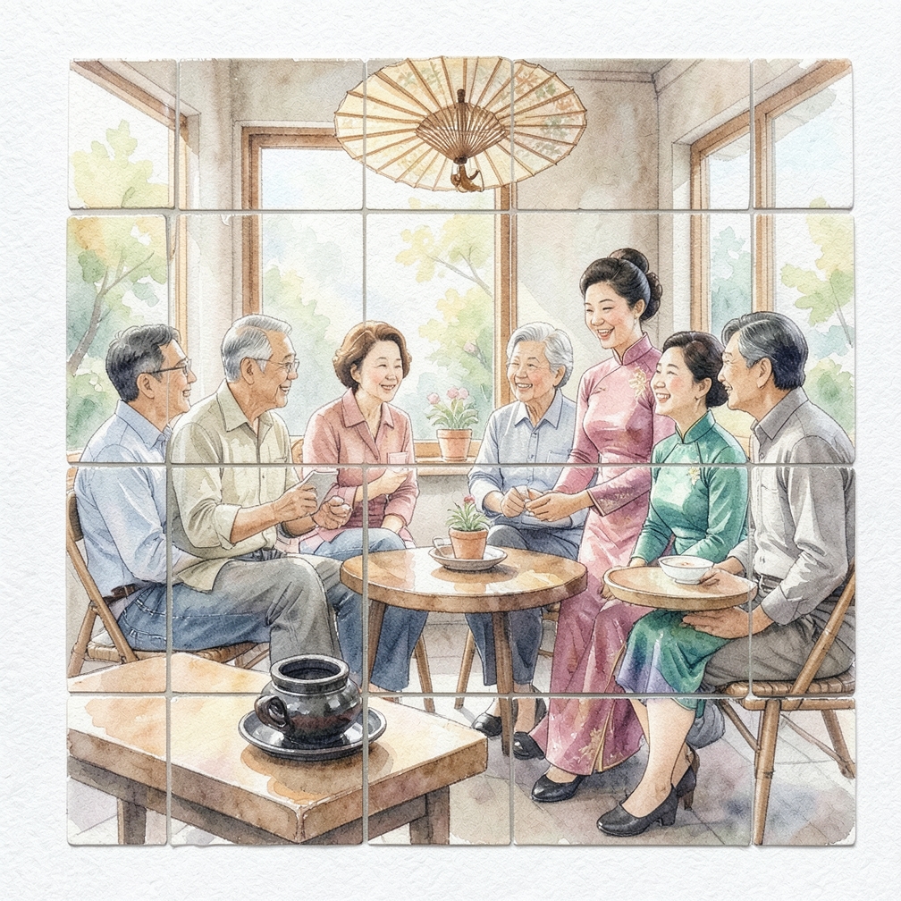 制作马赛克艺术