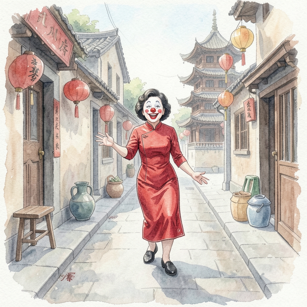 练习表情和动作