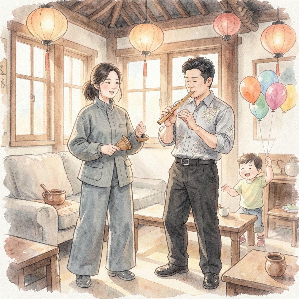 为小规模观众表演