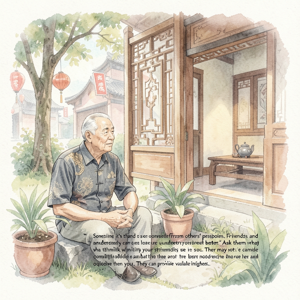 向第三方征求对自己描述的反馈