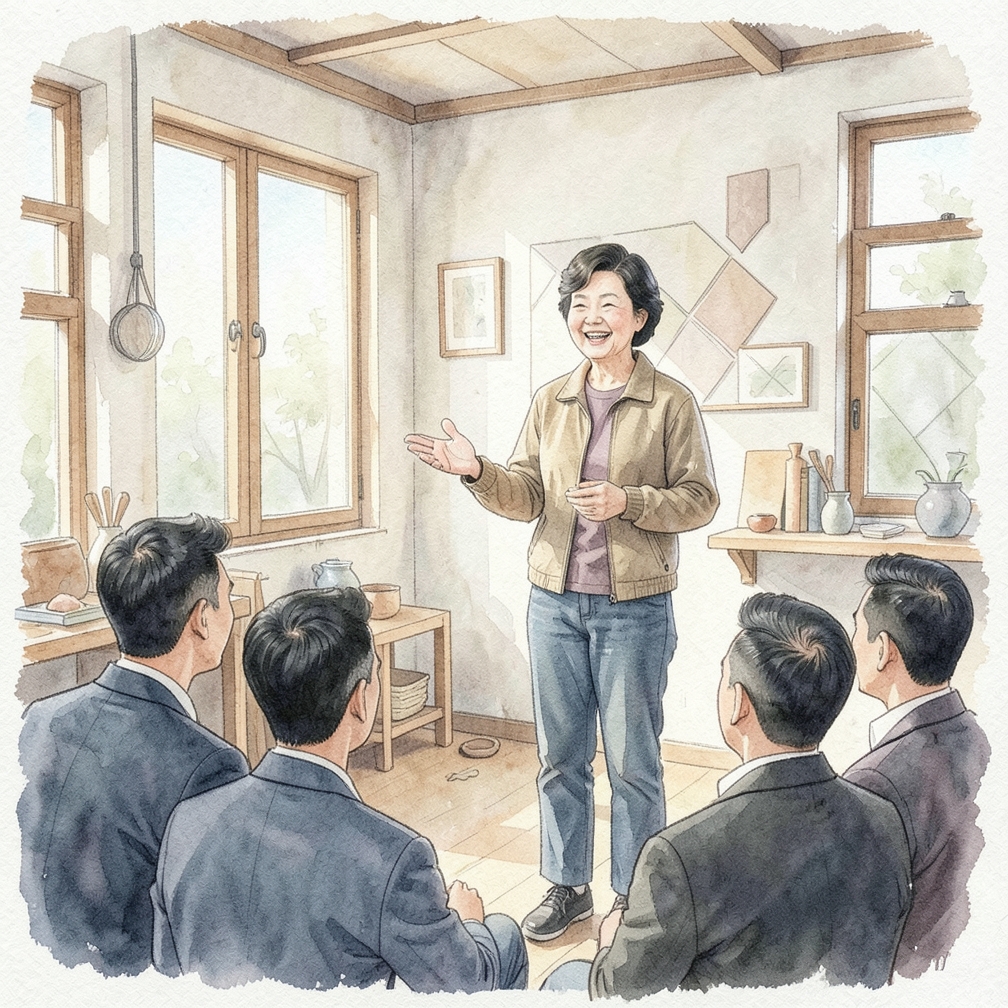 欢迎观众并感谢他们的到来