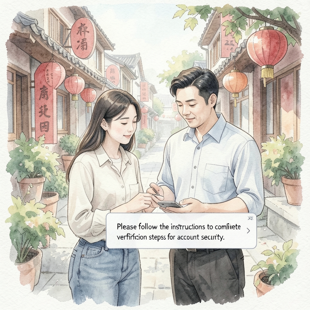 验证您的身份。