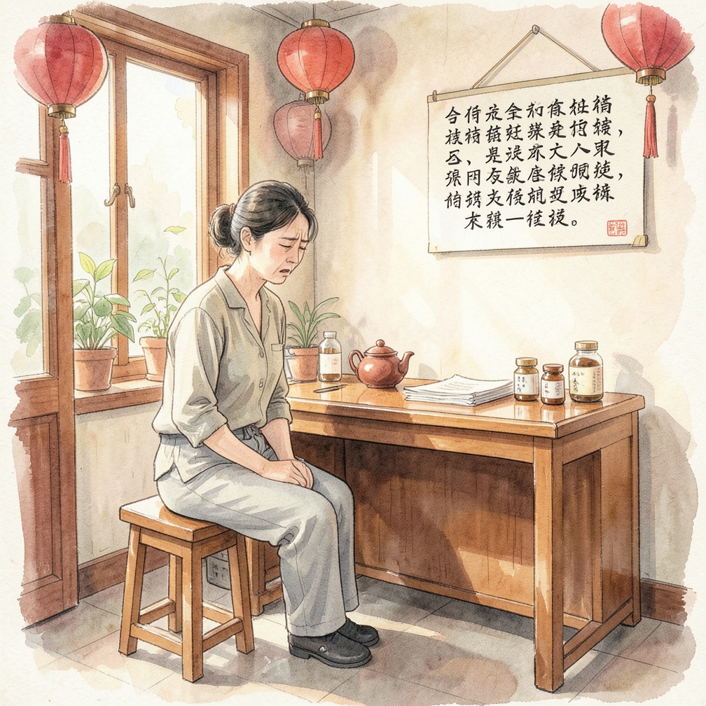 注意骨盆区域的疼痛或不适