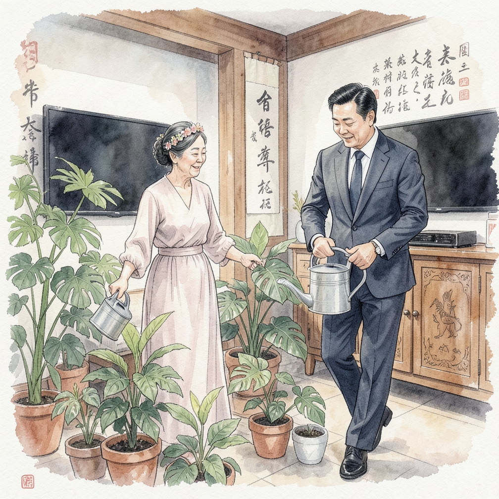 為她分擔