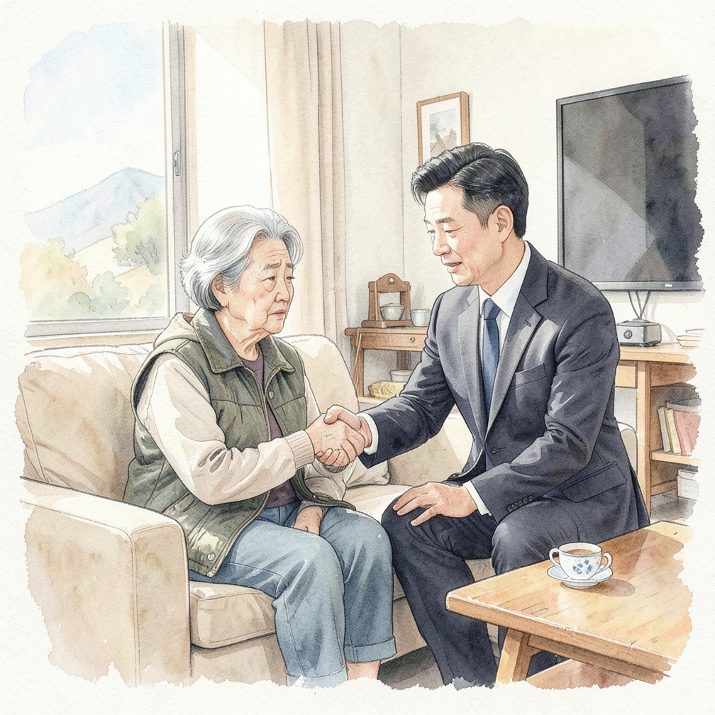 為她分擔壓力