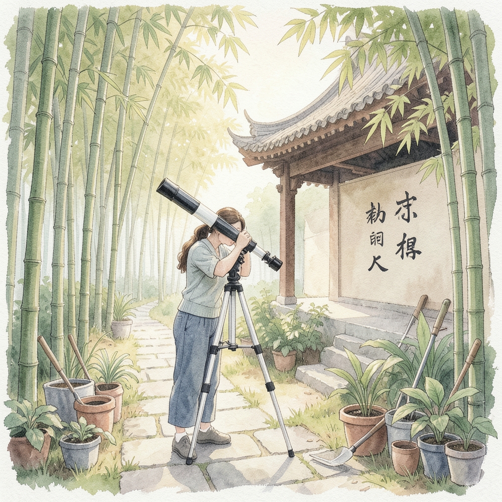 調整望遠鏡設置