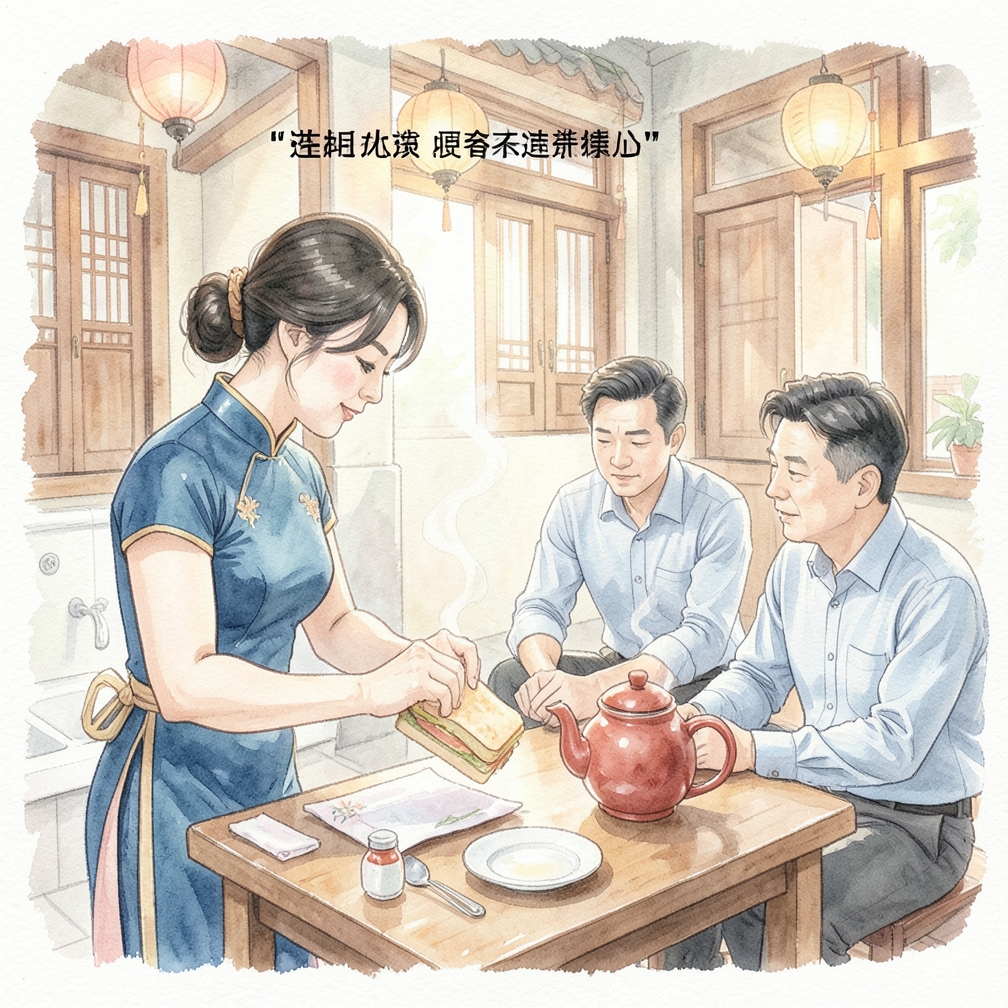如何一步一步地折叠三明治