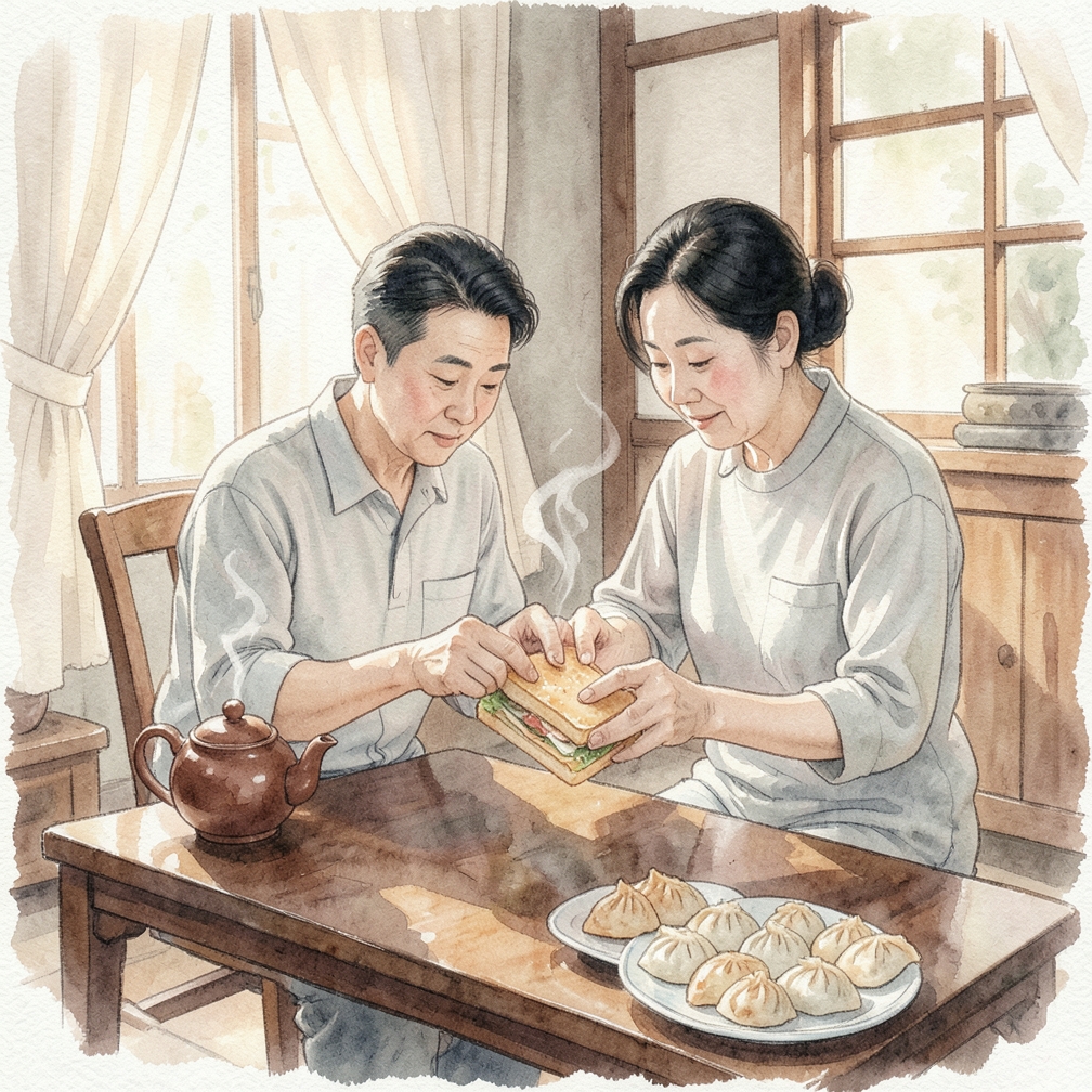 調整三明治的形狀