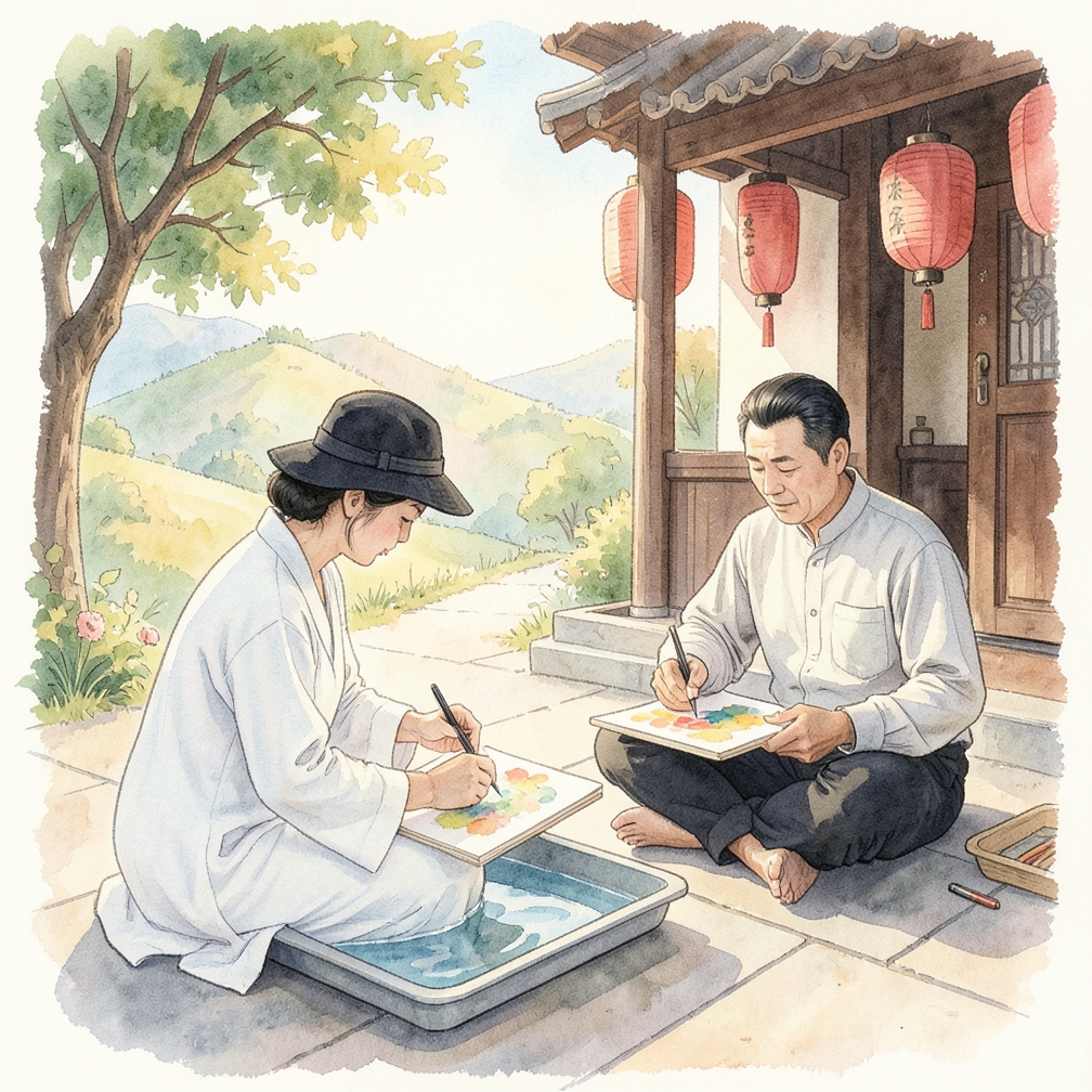 用一個底部平坦的托盤裝滿冷水