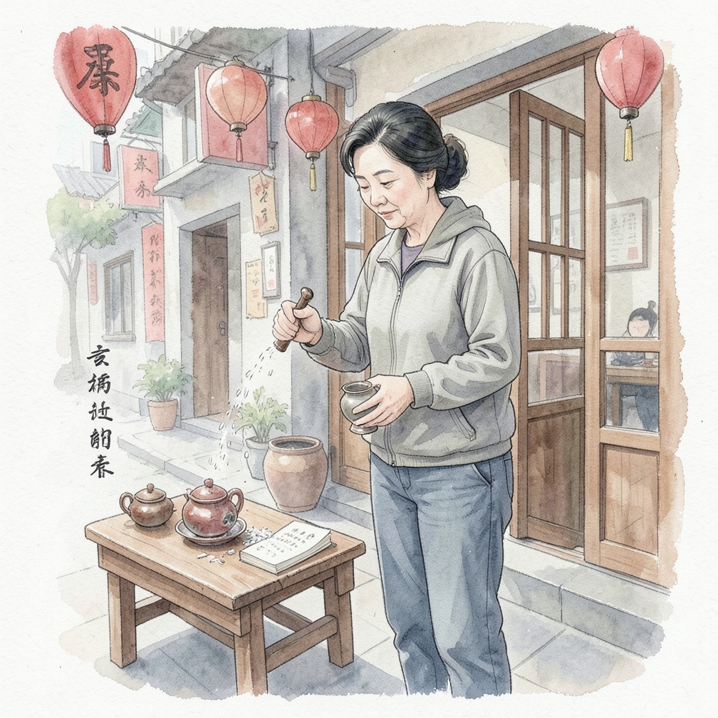 举行最后的仪式和撒骨灰