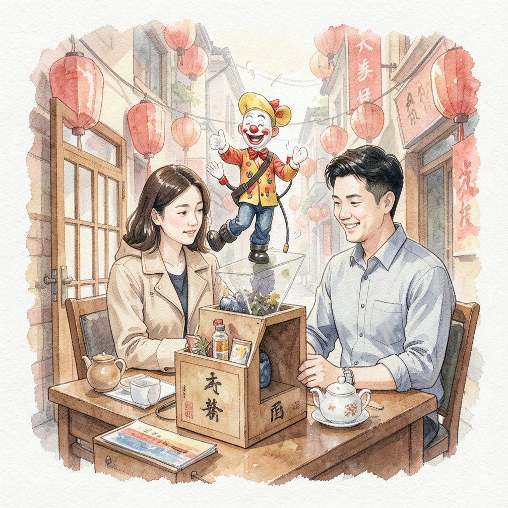 如何一步步制作一个弹出小丑的盒子