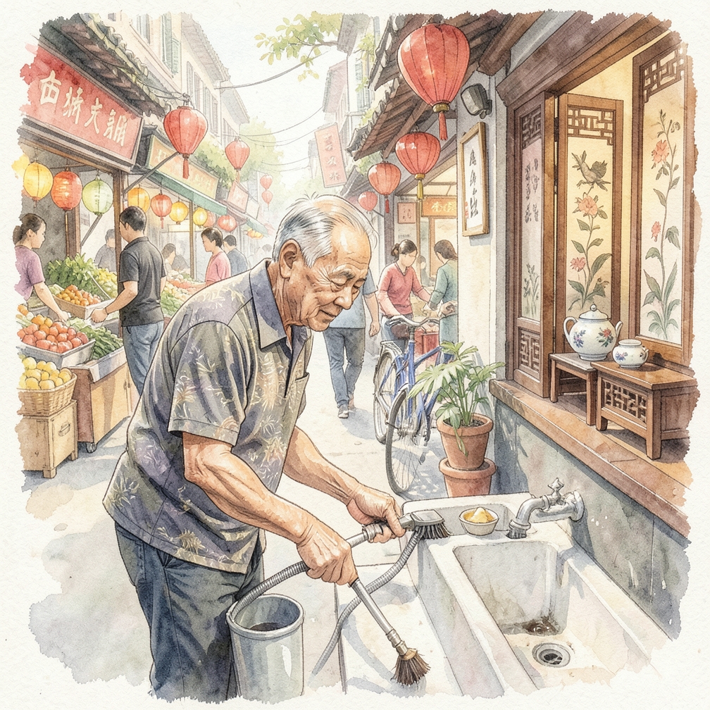 如何逐步清理浴室水槽排水口