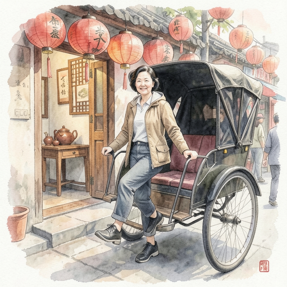 抬起一只脚