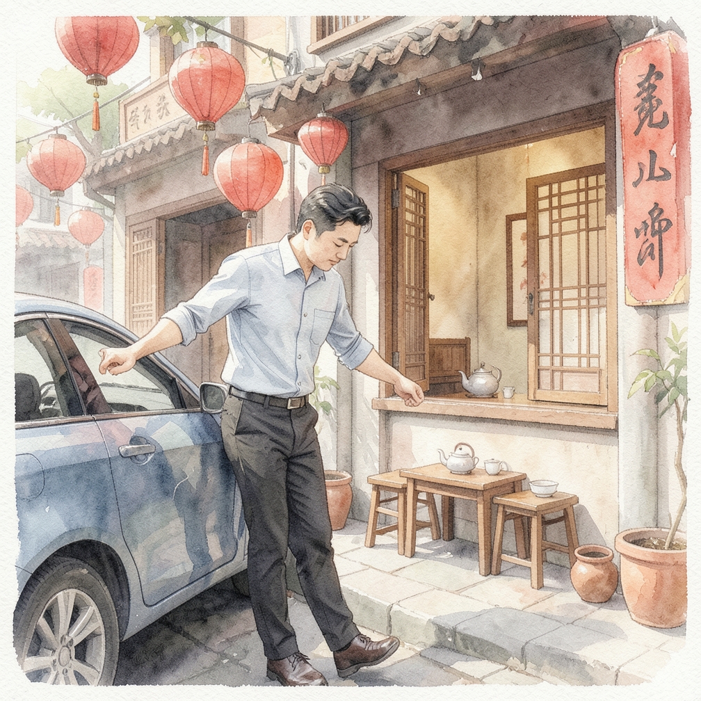 调整下车方式以适应天气