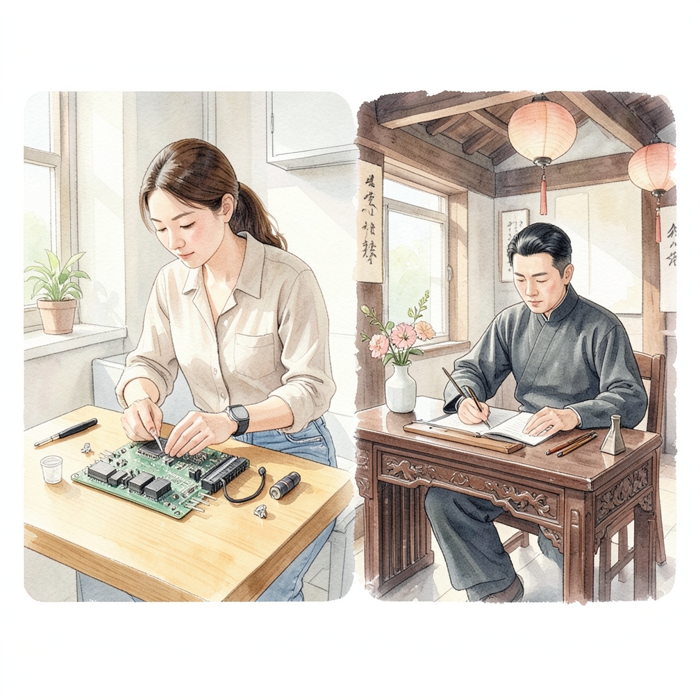 進行主板面包板測試