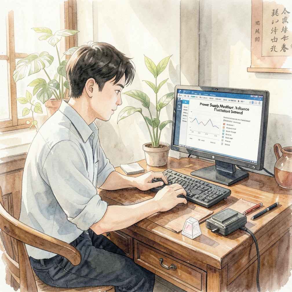 通過軟體監控電壓穩定性