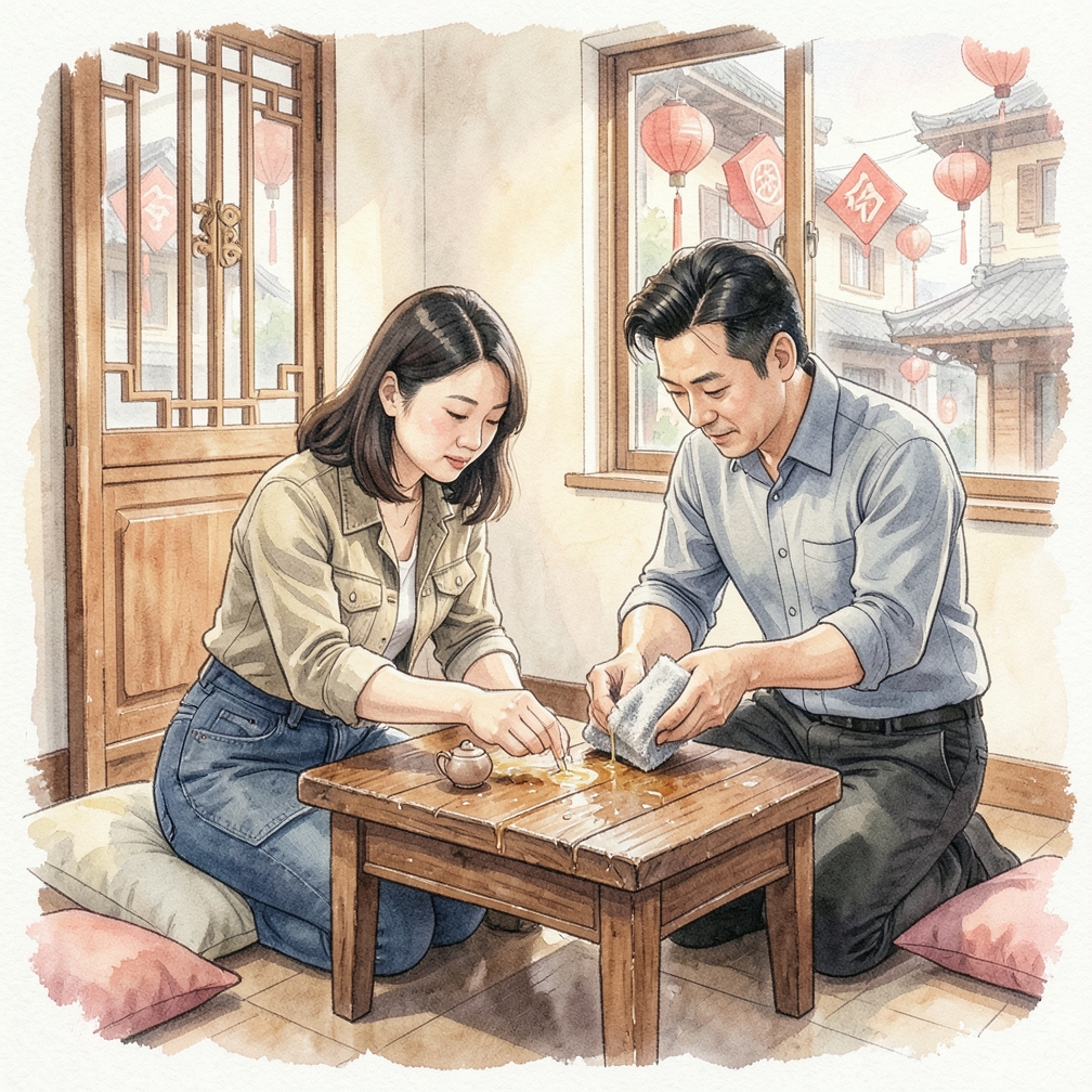 如何用醋和钢丝绒老化木材