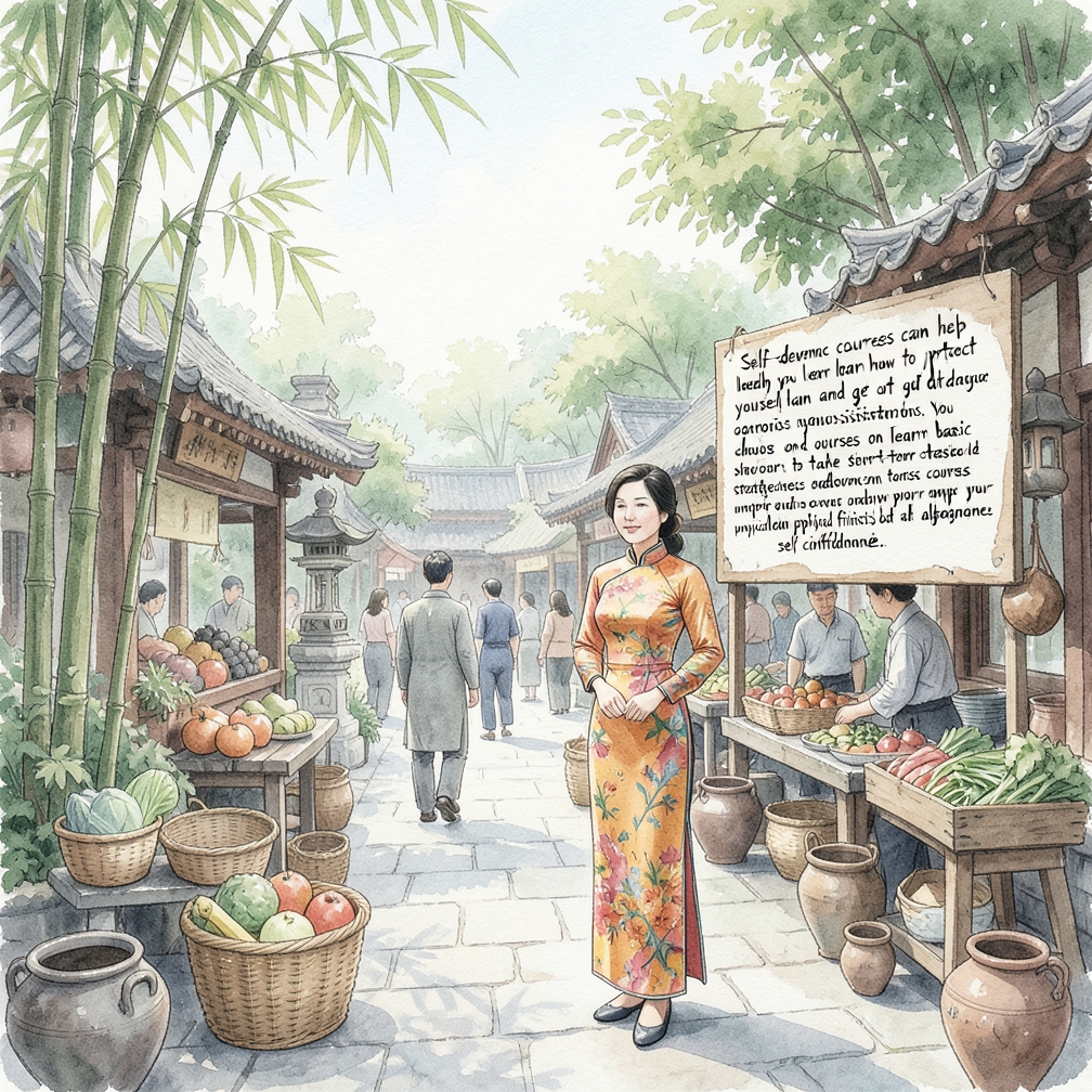 参加自卫课程
