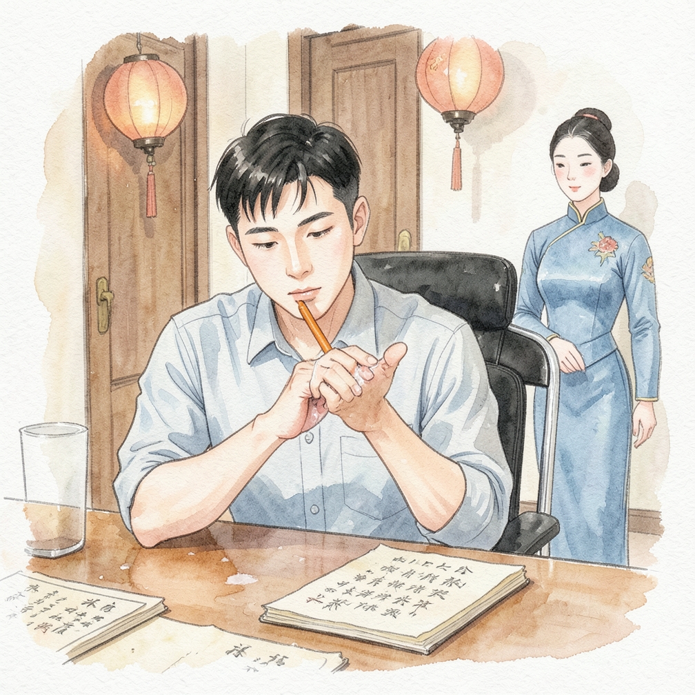 用橙木棒轻轻推回指甲周围的皮肤