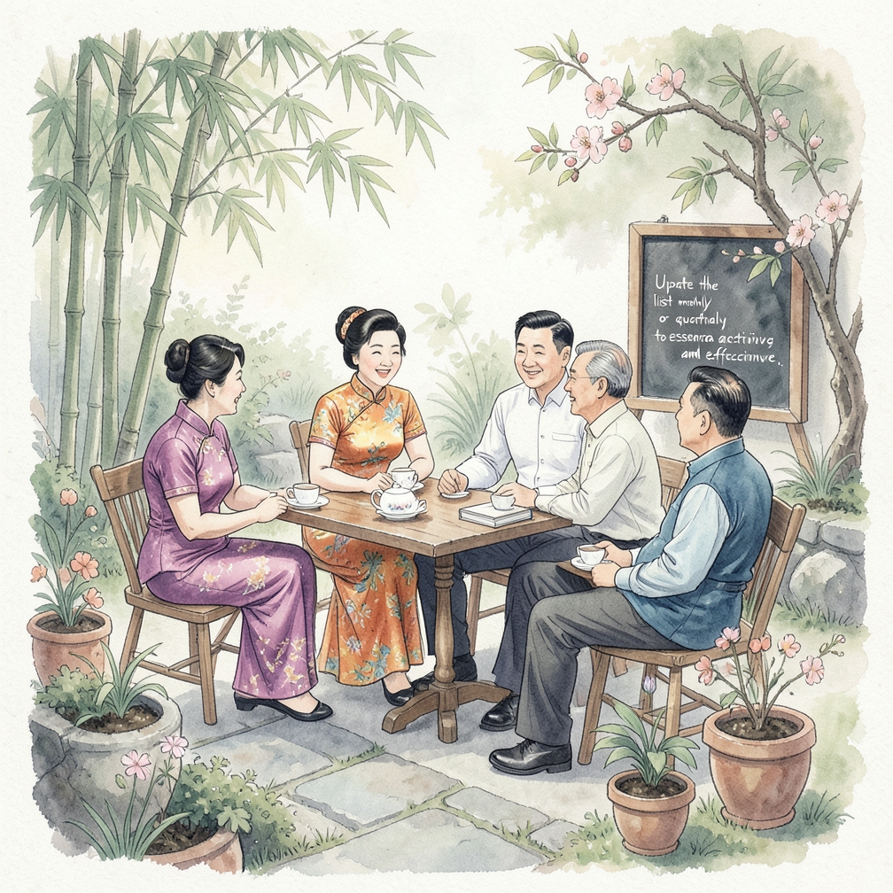設定提醒更新清單