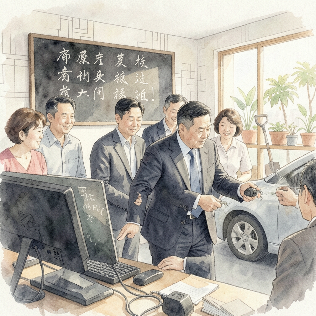 如果汽车启动困难但运行正常，可能是启动机的问题。