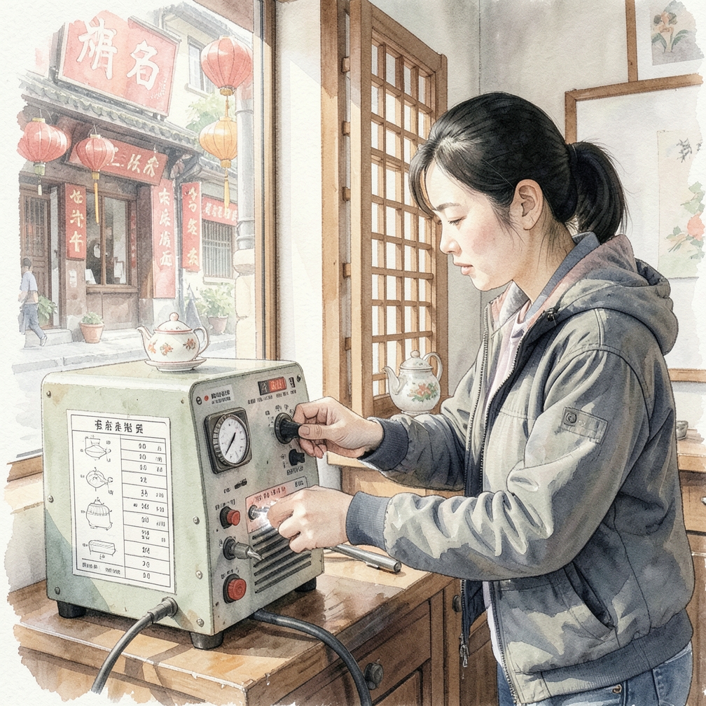 根据制造商建议设置电压