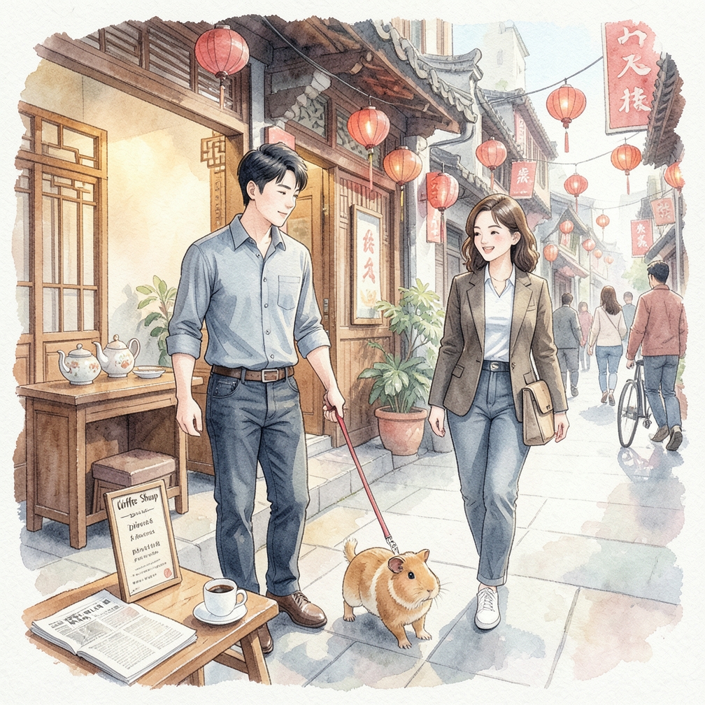 如何安全地用牵引绳带豚鼠散步