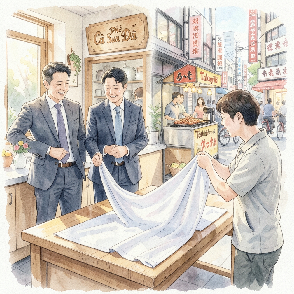 准备毛巾
