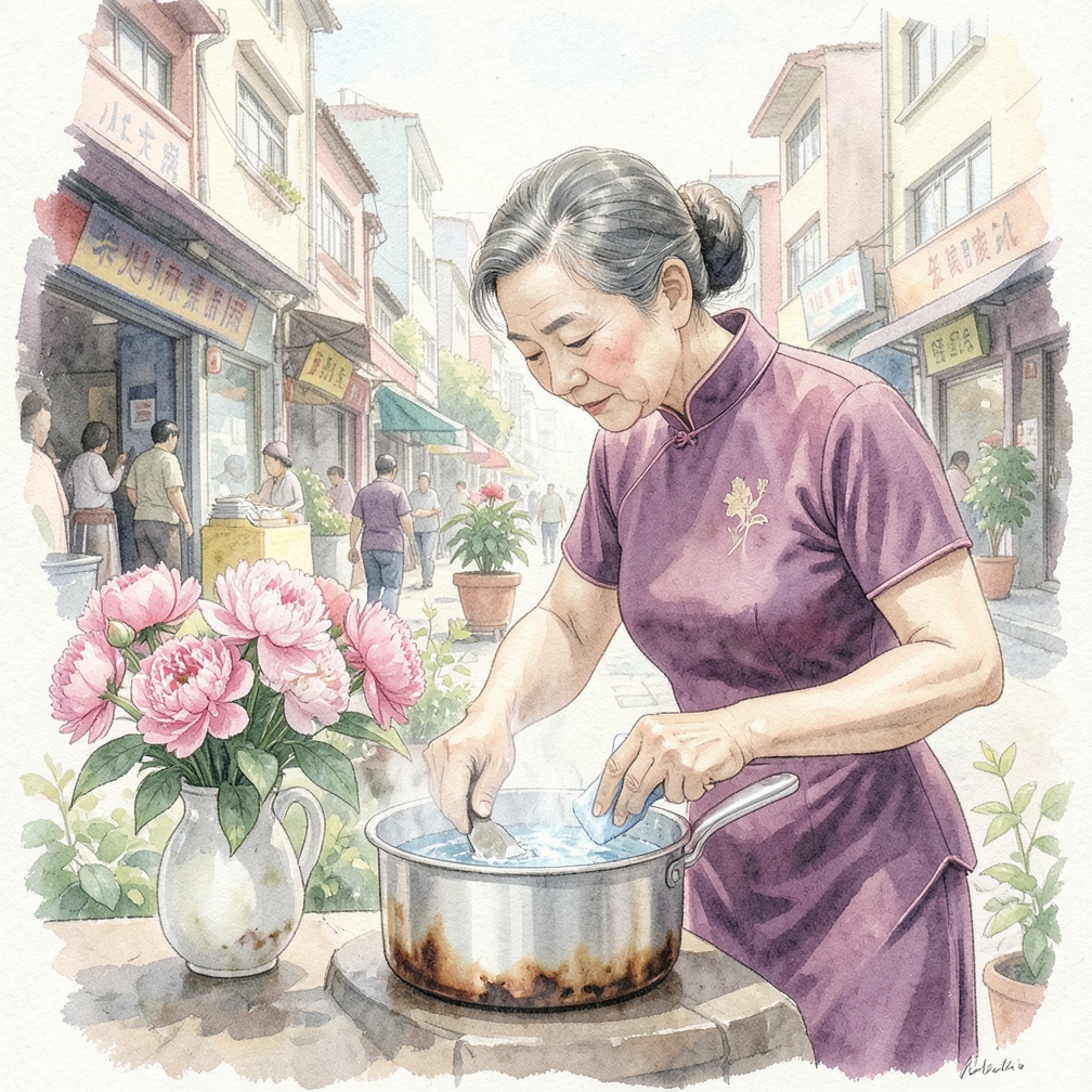 深度清洁铝制品