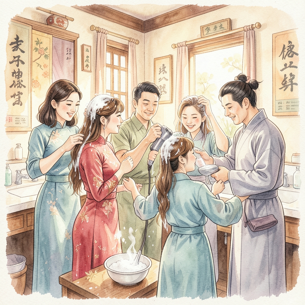 如何使用双氧水和小苏打漂发
