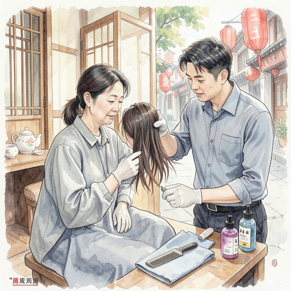 如何逐步處理頭髮底層染色