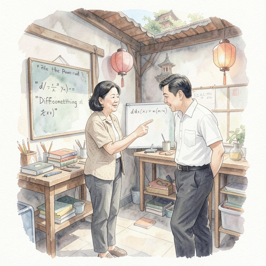如何使用幂法则对多项式求导