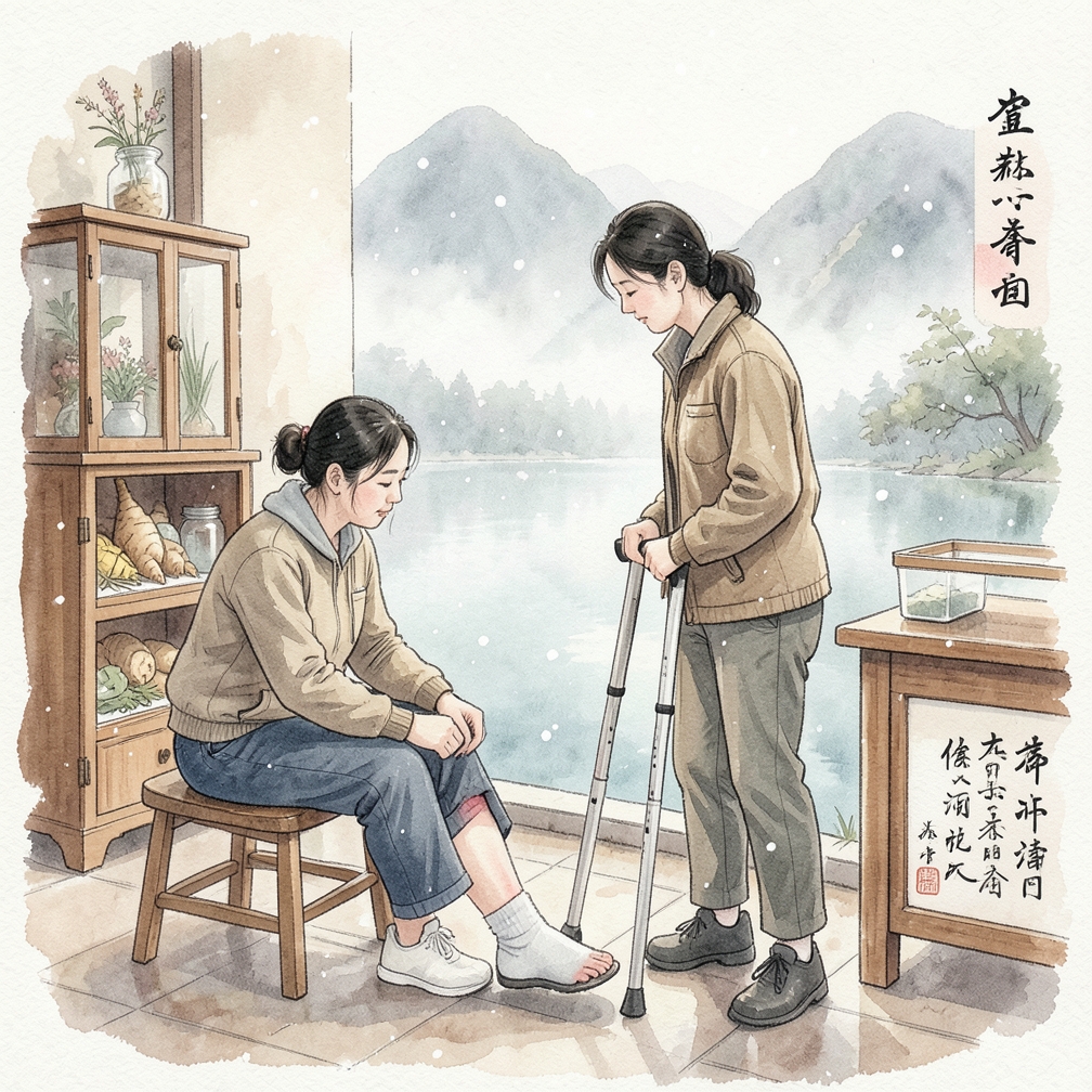 在家中进行初步护理以减轻肿胀